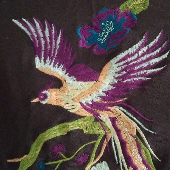 ALLEN BY A-B-S  Allen Schwartz 100% Silk hooded jacket. EUC XS - Picture 7 of 8